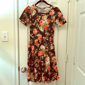 LuLaRoe Amelia Floral Dress